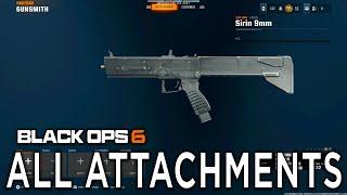 All Sirin 9mm Attachments in Black Ops 6 Gunsmith Showcase