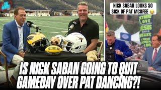 Nick Saban Responds To Report He's Quitting College GameDay Over Pat McAfee Dancing