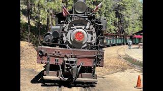 YOSEMITE MOUNTAIN AND SUGAR PINE RAIL ROAD SCENIC STEAM RAILROAD TOUR RIGHT OUTSIDE YOSEMITE PARK