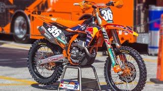 Inside Max Vohland 2022 Factory KTM 250SXF - Motocross Action Magazine