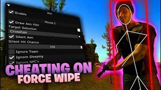 Using the BEST Rust Cheat While Legit CHEATING on Force Wipe