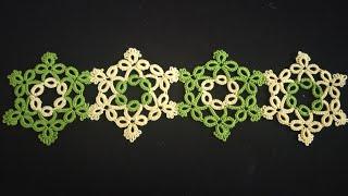 253-Shuttle tatting#53,फूलों भरा बॉर्डर आपकी साड़ी के लिए(Hindi/Urdu)