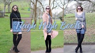 How to Style Thigh High Boots - Fashion Lookbook