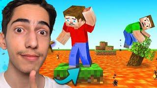 !!! ماینکرافت, اما هر دقیقه لاوا بالا میاد  Minecraft, but Lava Rises Every Minute