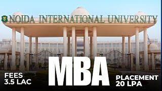 Noida International University (NIU) MBA Review 2025 | Placements, Fees, Campus Tour || Worth it?