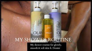 MY 2021 SHOWER ROUTINE | glowy soft smooth skin, dossier fragrance & more | AsiaDior Monēt