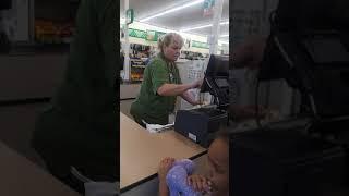 Rude lady at Dollar Tree