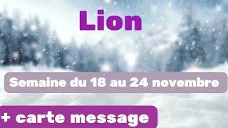 Lion semaine du 18 au 24 novembre