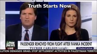 Tucker Carlson & Lauren Duca Debate The Ivanka Trump Flight Incident