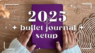 2025 bullet journal setup | simple & beginner friendly | PLAN WITH ME