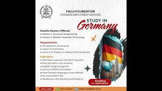 Study in Germany -𝐃𝐨𝐮𝐛𝐥𝐞 𝐌𝐚𝐬𝐭𝐞𝐫𝐬 𝐃𝐞𝐠𝐫𝐞𝐞 - 𝐒𝐓𝐀𝐓𝐄 𝐔𝐧𝐢𝐯𝐞𝐫𝐬𝐢𝐭𝐞𝐬 𝐆𝐞𝐫𝐦𝐚𝐧𝐲 - FF OES