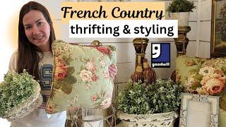 French Country Thrifting and Styling - Thrift With Me Goodwill