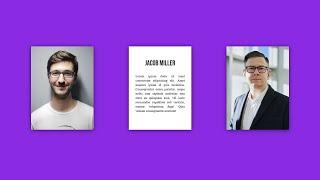 Responsive Profile Card Design using HTML CSS | CSS Cards