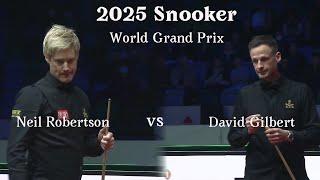 Neil Robertson vs David Gilbert  2025 Snooker World Grand Prix