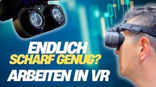 Arbeiten In VR - Ist Diese 4k Mikro-OLED VR Brille Endlich Scharf Genug?