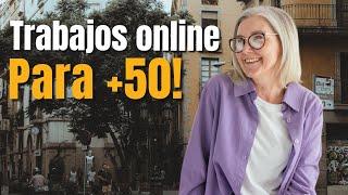  TRABAJO REMOTO para MAYORES de 50 AÑOS | FREELANCER después de los 50 