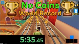 Subway Surfers No Coins 5:36 RECORD MONDIAL