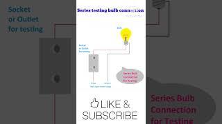 Series testing bulb connection#Electrical#Engineering#Electrical#experts.