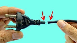 Great Tricks To Fix A Plug When It's Broken!(Few know)