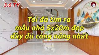 Mẫu nhà đẹp 2 tầng 5x20m đầy đủ công năng nhất