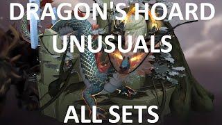 Dota 2 Dragon's Hoard Unusuals ALL SETS - In game