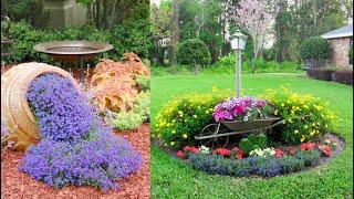 GARDEN and LANDSCAPE Creative Design Ideas 2024 - Home Flowers Decoration Part.203