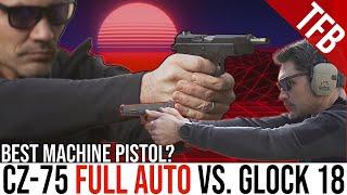 CZ-75 FULL AUTO vs. Glock 18: Machine Pistol Accuracy Showdown