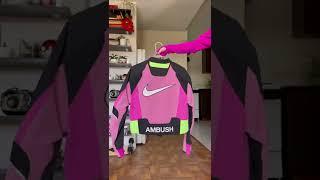 techwear style, but make it pink  rate the fit 1-10 
