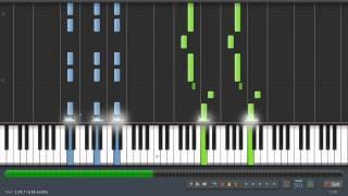 Davy Jones - Piano Tutorial (50% Speed) Synthesia + Sheet Music