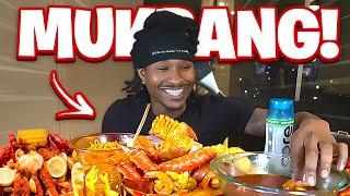 Duke Dennis Does A ASMR Spicy Sea Food MUKBANG! ️