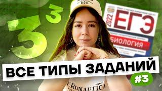 Все типы заданий №3 | Биология ЕГЭ 2023 | Умскул