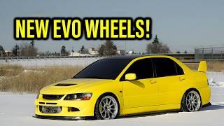 NEW WHEELS FOR THE EVO 8 BUILD!