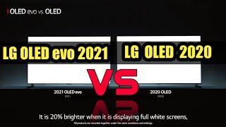 LG OLED evo 2021 vs OLED 2020 || Comparison