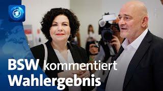 Bündnis Sahra Wagenknecht zum Ergebnis bei Landtagswahl in Brandenburg