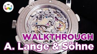 Walkthrough Famous German Watchmaker A. Lange & Söhne