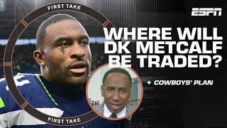 Stephen A. says the Steelers are the BEST LANDING SPOT for DK Metcalf  + Cowboys' plan | First Take