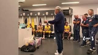 Mircea Lucescu, în vestiar, după succesul cu Lituania: "Niciodată să nu acceptați înfrângerea!"