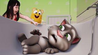 Talking Tom Hide and Seek with Kate | Pretend Play for Kids