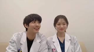 Lee Sung Kyung & Ahn Hyo Seop singing Romantic Doctor Teacher Kim 2 OST (Your Day by Gummy)