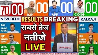 AAP - 00, BJP- 00 Delhi Results LIVE: दिल्ली चुनाव की वोटिंग गिनती शुरू LIVE | Counting Start LIVE