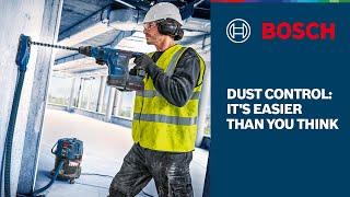 Dust Control is easier with Bosch Professional