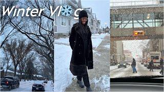 Canadian Snowstorm Winter Vlog | Snow Shovelling | Plasma Donations ️