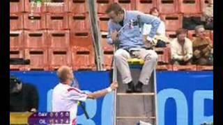 Davydenko - lack of effort warning