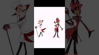 @Alastorr1983 alastor and lucifer outfit swapped #hazbinhotelart #hazbinhotel #lucifer #alastor