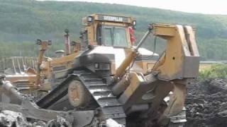 Caterpillar D11R Working with Fiat-Allis FD-50