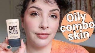 Oily combo skin review - Huda Easy Blur Foundation