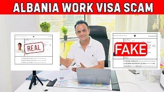 Albania Work Visa Permit ! How to check Fake & Genuine Visa Easily