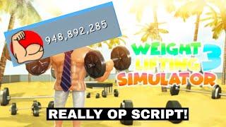 Weight Lifting Simulator 3[OP] GET MILLION STRENGHT OR MORE Roblox Script!