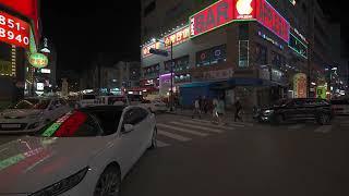 Uijeongbu Millak-dong, the night streets of Millak 2 district | Uijeongbu South Korea 4K HDR