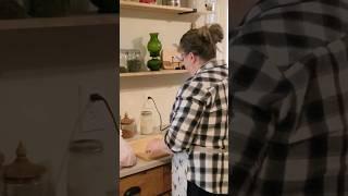 Nostalgia meets modern-day homesteading #homemade #cozy #homestead
